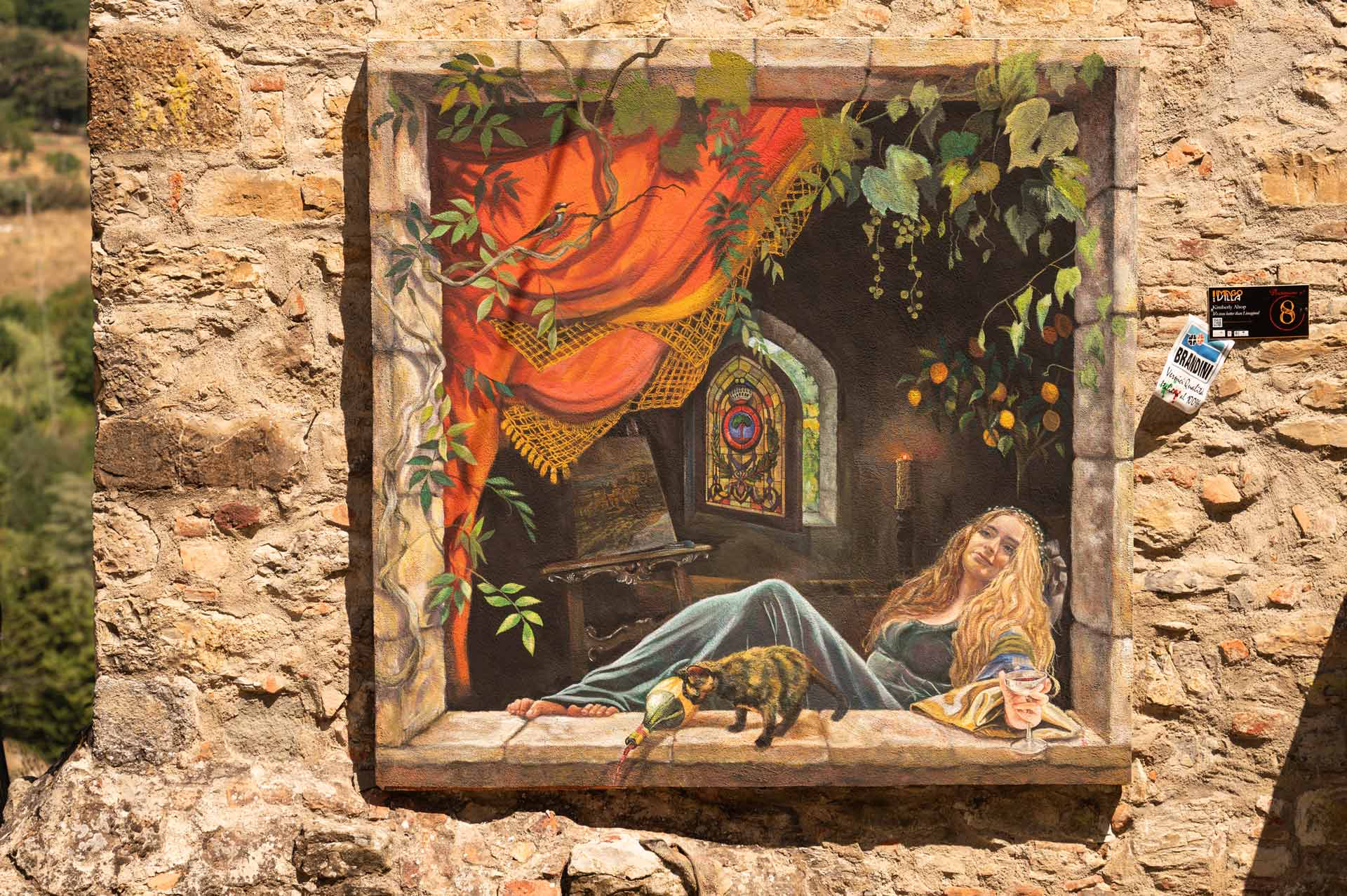 imago in villa - concorso internazionale di pittura trompe l'oeil - foto di un dipinto