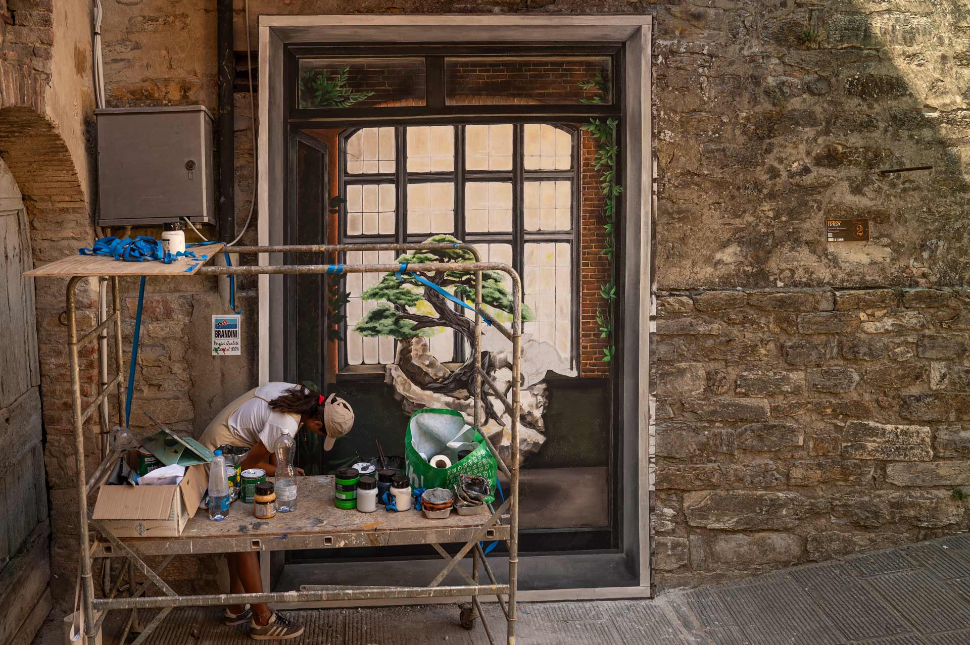 imago in villa - concorso internazionale di pittura trompe l'oeil - foto di un dipinto