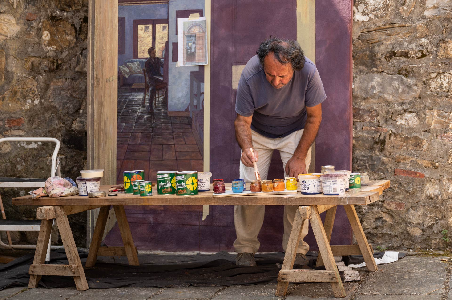 imago in villa - concorso internazionale di pittura trompe l'oeil - foto di mario paolantonio